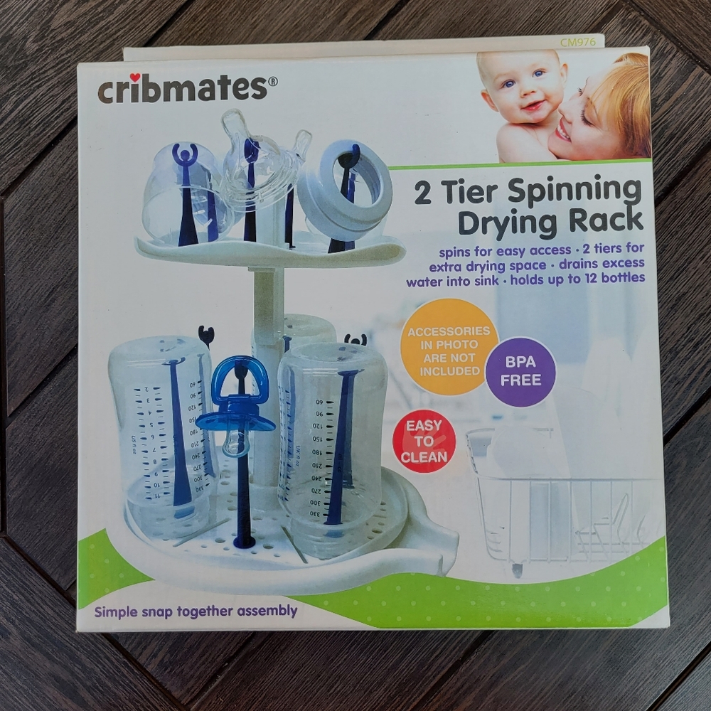 2 Tier Spinning Drying Rack
